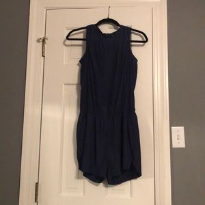 Navy blue romper